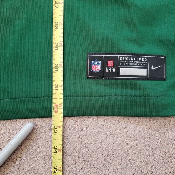 Nike Engineered Sauce Gardner New York Jets Size XL Mens Green NFL Jersey #1 - Picture 7 of 7